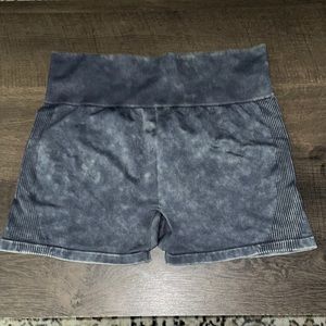 PINK Seamless high waist 3” textured rib bike short